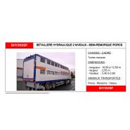 Bhy2nxsp - Bétaillère hydraulique 2 niveaux semi-remorque - Carrosserie Guitton - Structure aluminium, toit rehaussable_1