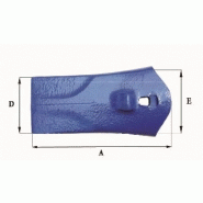 Dents de godet adaptables Feurst F30 S - Références, poids et dimensions précises_1