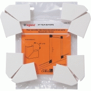 Dlp moulure tour de porte 40x16 mm - Kit pour dérivations - Coloris blanc_1