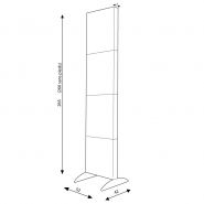 Totem publicitaire - Durolle Emballage Goyon - 4BOX avec distributeurs de prospectus_1