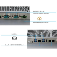 Panel PC industriel fanless 23.8