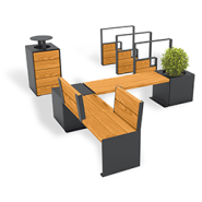 Bac à palmier en acier et bois ou tout acier - Concept - Modèles robustes et design_1