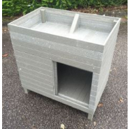 Carré potager sur pied avec rangement 80cm 100% RECYCLE - CPR80_2