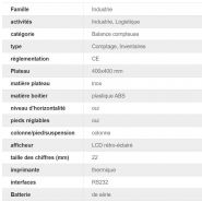 Balance compteuse Milliot CW-4040-TCP avec imprimante - portée max. 150 kg - précision dès 2 g_1
