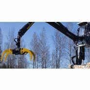 Grue forestière KESLA 2115 - bras droit - classe 15 tonne/mètre - portée jusqu'à 10,21 m_1