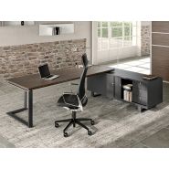 Bureau de direction syracuse en bois sur crédence_1