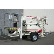 Plateforme élévatrice tractable de 12 mètres de hauteur