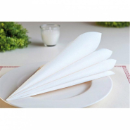 Serviette intissé blanc 45x45cm - par 700_1
