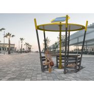 Sun_set - banc connecté solaire avec 4 chargeurs USB ou plus - Frepat Urban Equipment_1