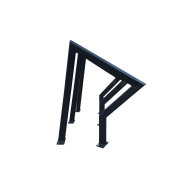 Appuis et support vélos en acier galvanisé - Design contemporain - WELLINGTON_2