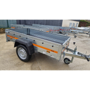 Remorque bagagère équipée de tracteur basculant de type V - ECO 1510 KIPP_1