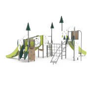 Structure multi-activités métallique montagne - LD1MON3041 - Ludoparc - Pour enfants à partir de 2 ans - Capacité 30 personnes_1