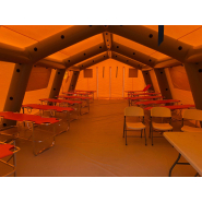 Structure gonflable en PVC pour abri de chantier 2.5m