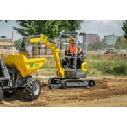 Pelle sur chenille EZ17e - Mini-pelle électrique avec batterie lithium-ion et système hydraulique avancé_1