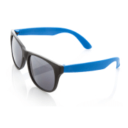 Lunettes de soleil - branches colorées - protection UV400 - couleur bleu - poids 23.33g_1