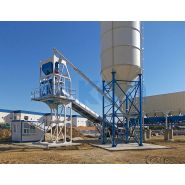 Elkomix-60 centrale à béton fixe - 60 m³/h - Performance élevée et modulation flexible_1