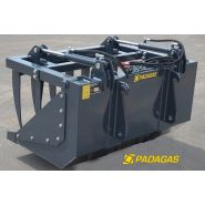 Srl-150 - Godet à grappin KRL avec cylindres à clous et dispositif de pression - Padagas - Capacité : 0,65 m3_1