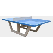 Table de ping pong en béton - Référence BTTPING - béton auto-stable avec filet intégré_1