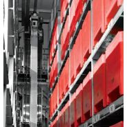 Transstockeur automatisé - stockage et déstockage de caisses-palettes plastiques - charge jusqu'à 1t_1