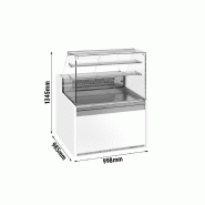 Vitrine comptoir réfrigérée carrée - KUI | Ggm - KUI10_1 - 1000_1