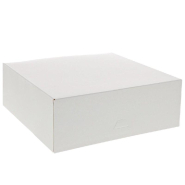 Boîte pâtissière en carton blanc 22x22x8cm - paquet de 50_1