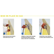 Chariot porte-sacs à déchets 4 roues - 70 à 120 L - Réf. SHUT70 - Andromède_1