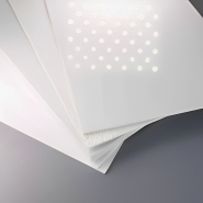 Plaque pvc blanche 3 mm rigide et brillante pour rénover vos murs - alimentaire_1