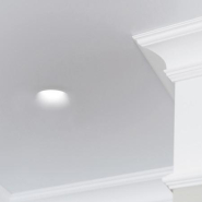 Spot encastré carré en plâtre Len - 3000K - 734 lumens - Blanc - Peignable - Marque Indeluz_1