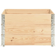 Vidaxl colliers de palette 3 pcs 100x100 cm bois de pin solide 310057_1