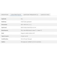 29981 - Panneau de chantier KC1 route barrée - 600 x 800 mm - Film rétroréfléchissant T1 ou T2_1