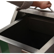 Colonne d'apport volontaire avec fermeture automatique du couvercle - RETRO_1