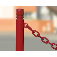 Potelet Province à chaînes - Réf : 206321.Gpro - Ø76 ou Ø114 mm - Plusieurs coloris et pommeaux disponibles_1