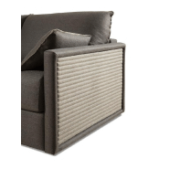 Canapé convertible express ONDA - 120x190 cm - tissu personnalisable - design contemporain et confort_1