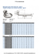 Engrenage conique - Couple conique rapport 3 - Laiton ou acier normalisé - Norme DIN 3972_1