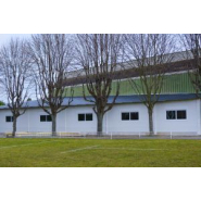 Module extérieur en kit - bâtiments modulaires avec panneaux pré-découpés, portes, fenêtres et toiture en tôle nervurée_1