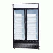 Réfrigérateur 2 portes en verre bez-750 gd l1120 7455.1390 COMBISTEEL_1