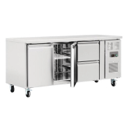 Table réfrigérée positive 2 portes + 2 tiroirs (gaz écologique r600a)_1