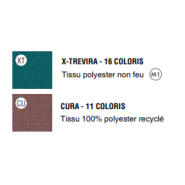 Fauteuil dos résille avec renfort lombaire réglable, assise tapissée, mécanisme synchro, accotoirs - Luz LU56/15 - PROMO -30%_1