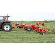 Faneuse KUHN GF 1012 T avec relevage rapide des rotors HLC
