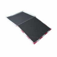 Rampes encastrables manuelles - Handirampes - Dépliables dans une marche - Caisson 106 cm largeur et 8 cm épaisseur_1