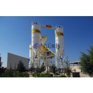 Centrale à béton fixe avec compartiments de 30-40 m3 chacun