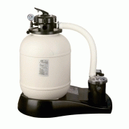 Piscine ovale acier 6,34m x 3,99m x H: 1,32m - imitation bois - filtration à sable avec renforts apparents_1