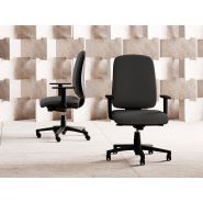 Fauteuil de bureau SISTEM - dossier tapissé - ergonomique et réglable - fabrication italienne_1