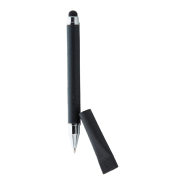 Stylo à bille en papier recyclé - stylet tactile avec capuchon assorti - encre bleue_1