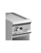 Plancha gaz plaque acier Martin sur placard ouvert MBM - 15 mm - 9.2 Kw_1