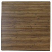 Plateau carré de table extérieur Werzalit 60x60cm décor Saigon_1