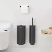 Brabantia MindSet Accessoires de toilettes Lot de 3 -Mineral Infinite Grey UGS303906_1