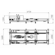 Combiné 3F pour machines palettes - Platon - Poids 2315 kg - Dimensions maxi et mini palettes_1
