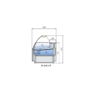 Vitrine horizontale pâtissière, avec kit de vitrage arrière coulissant plexiglas - cve-10-rc-c-tf docriluc_1