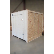 Caisse de stockage de type garde-meubles gerbable et manutentionable au chariot élévateur_1